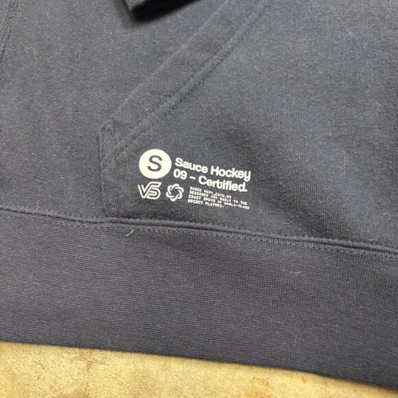 Sauce Hockey Adam Johnson Hoodie Mens XXL Blue Sweatshirt - Picture 3 of 8